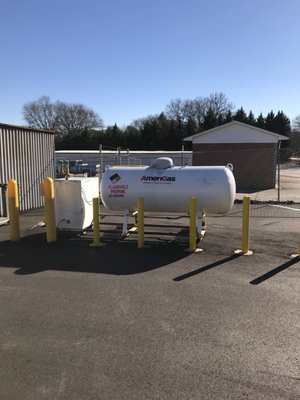 We are a propane filling station