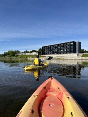 Use our complimentary kayaks and bikes  during your stay!