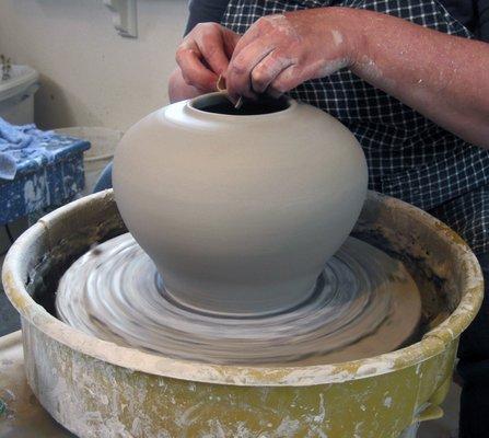 Watch the Pottery being made