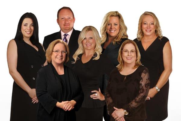 The Butcher Group, Top Row: Judie Curry, John Butcher, Karen Vernon, Maria Clohessey Bottom Row:  Rhonda McCracken, Nikki But...