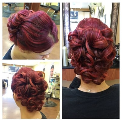 Special Occasion Updo done by Jill at a Bella Terrazzo Salon