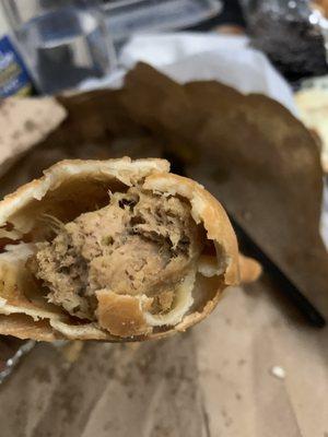 Philly Cheese Steak Empanada