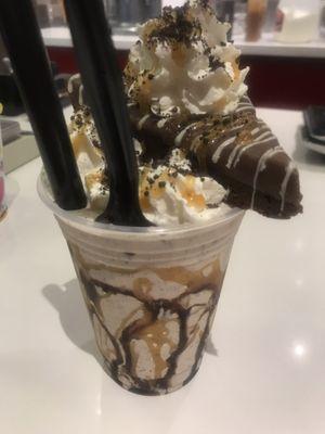 Brownie milkshake