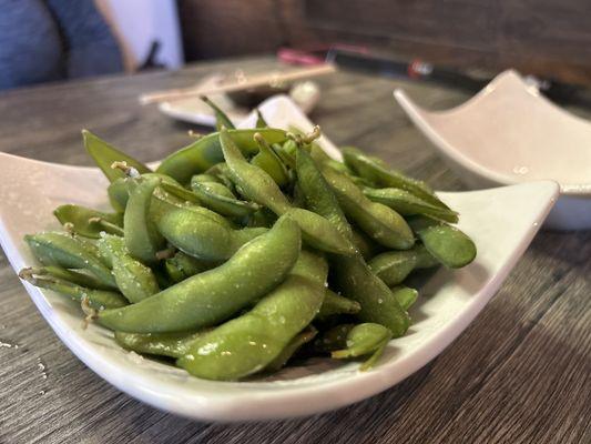 Salted edamame