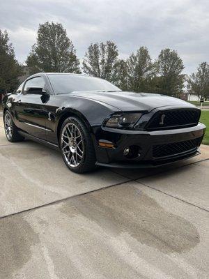 Mustang looking amazing after a 2-Step Paint Correction and 5-Year Ceramic Coating