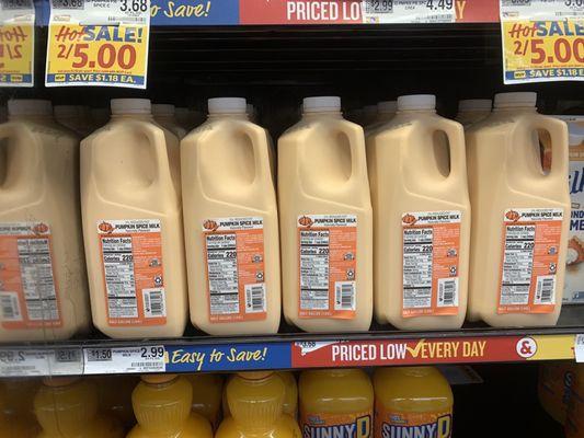 I think it's time to stop the madness! Pumpkin Spice flavored milk