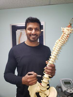 Krishna Chalasani PT, DPT, Cert. SMT at the Bay City location.