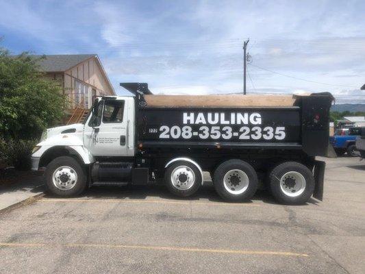 16 Ton Holding Capacity Dump Truck serving Boise and the surrounding area.