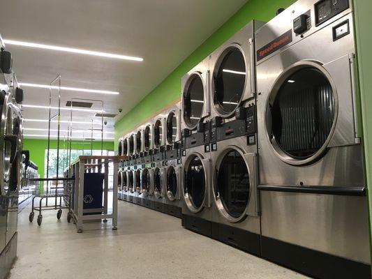 Large and efficient dryers get the job done in less time, for less money!