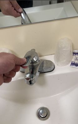 Broken faucet