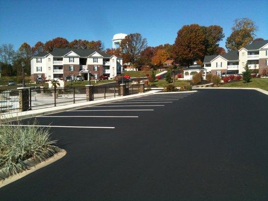 Sealcoating Willow Brook Apts. Lynchburg, VA