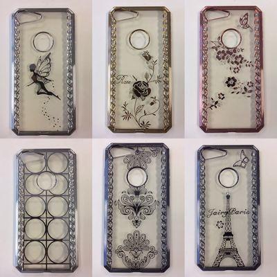 Glamour TPU design gel cases with bling available for iPhones..