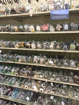 Need a unique drawer pull or knob or handle? They have you covered with TONS of options!