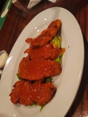 Buffalo tenders. Very good.