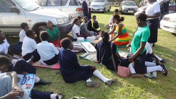 Secondary Students during a visitation day