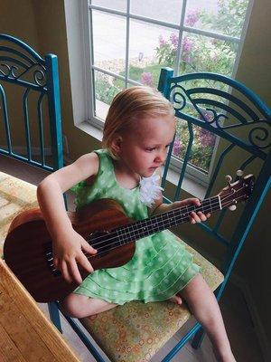 Your little one would love the ukulele!