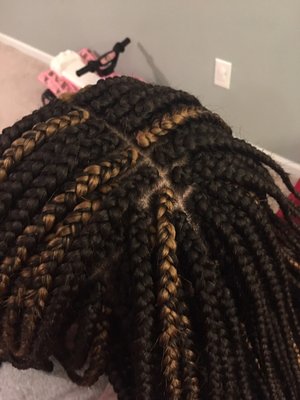 Medium box braids