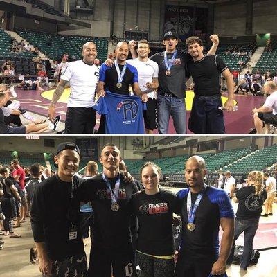 2017 Sunflower Games. Members from Rivers BJJ having fun and kicking butt