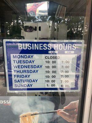 Business hours