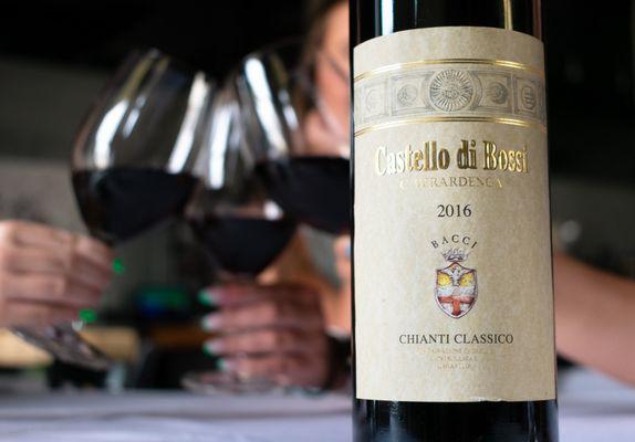 Castello di Bossi Chianti Classico is a great pairing option for our Shrimp and Grits! (by the bottle only)