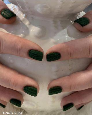 sweater nails!!!