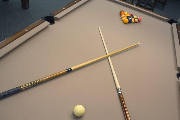 Stop in a try our an Olhausen pool table.