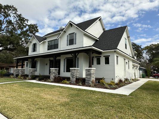 Shingle roof