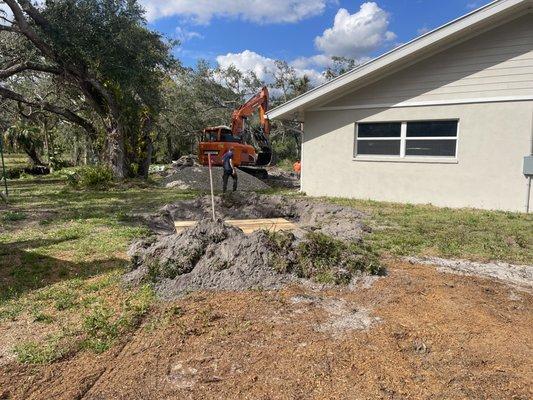 No site survey before dig day, they moved my kids swingset and backed over my septic system.  I live on 10 acres, could avoided this.