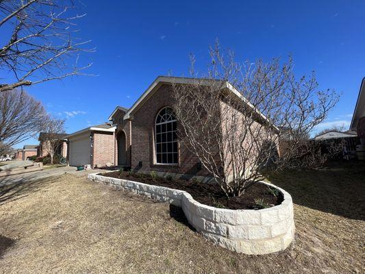 6" Austin Chopstone Landscape Wall