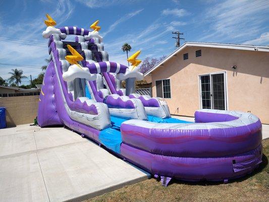 22ft Tall Big Thunder Water Slide Rental in Los Angeles