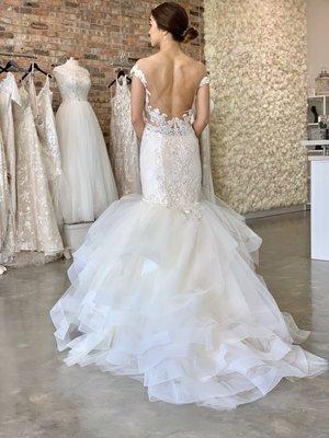 Trumpet wedding dress