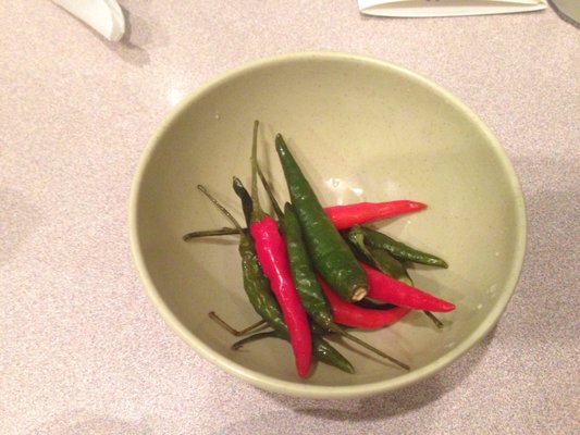 Fresh chilies