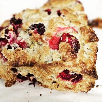 Orange cranberry scone