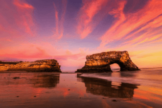 Natural Bridges in Santa Cruz