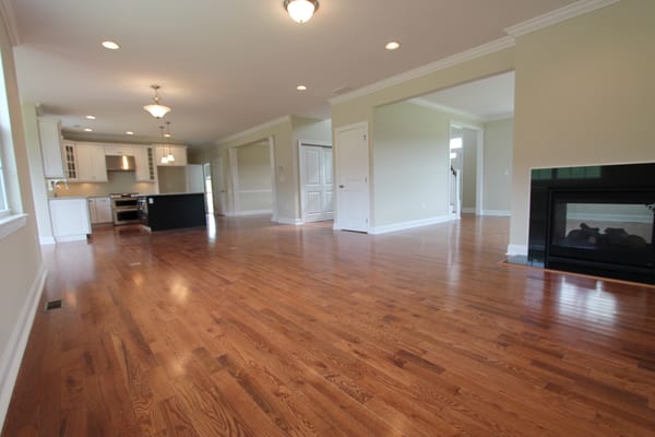 View from Family Room to Kitchen