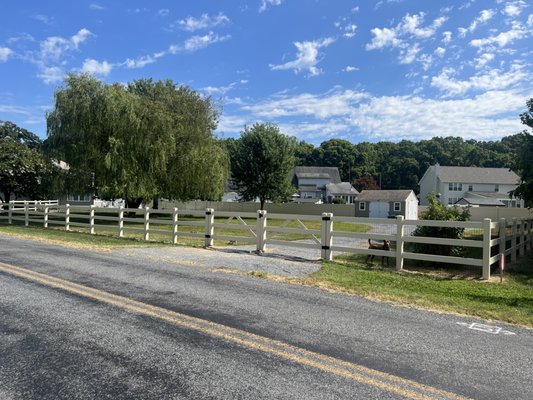 We replaced 12' gate with 16' gate to give better access for trailer and recreational vehicle.