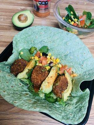 BBQ avocado wrap