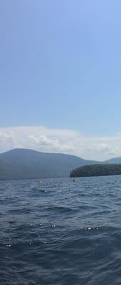 View from the boat we rented in Chic's Marina!