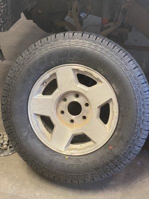 New tire