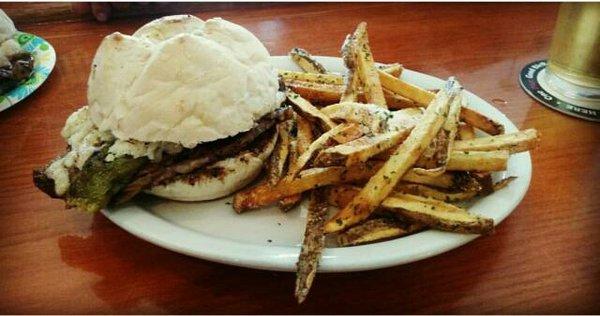 Locally Famous Steak & Cheese Sandwich with Long Hots