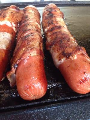 The griddle they use to make bacon wraps