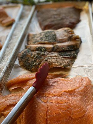 Smoked salmon