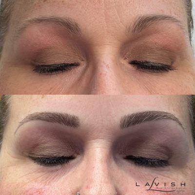 Microblading gives shape to eyebrows and frames your eyes