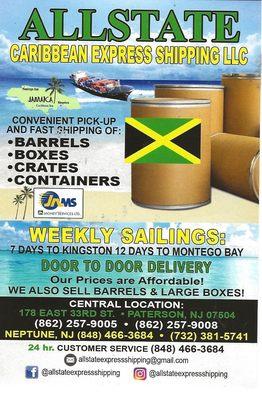 Allstate Caribbean Express Shipping