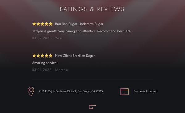 Ratings & reviews