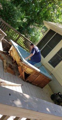 Deck Remodeling- removal and demo