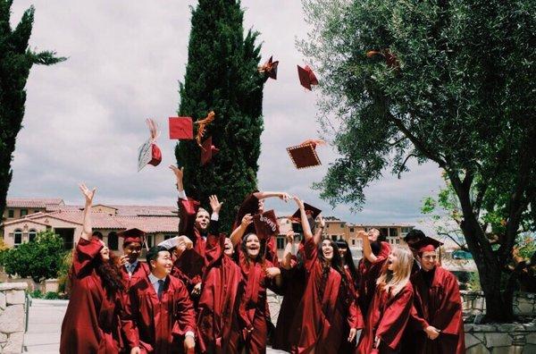 Class of 2017 Graduating Picture (you can't tell but all of us have about 100 inside jokes we share)