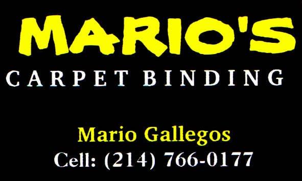 Mario's Carpet Binding