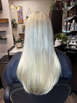 Blonde extensions transformation