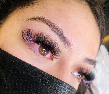 Color Eyelash Extensions